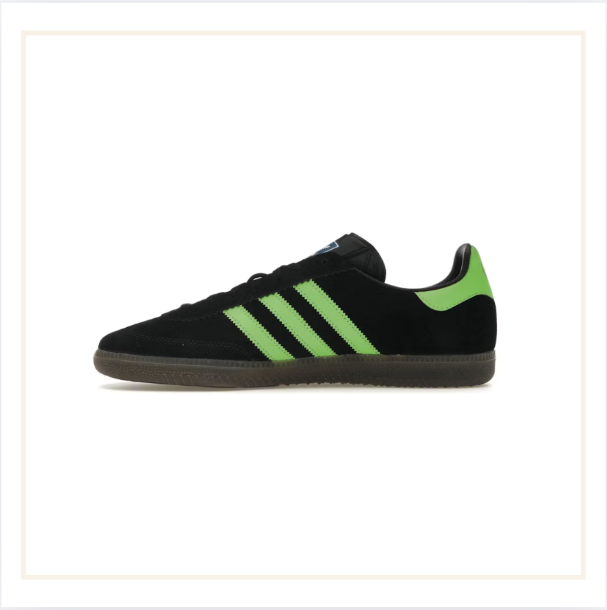 adidas Samba Deco SPZL Black Lucid Lime